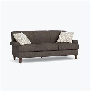 Flexsteel Jenny 000028176267 Loveseat with Rolled Arms and Tapered